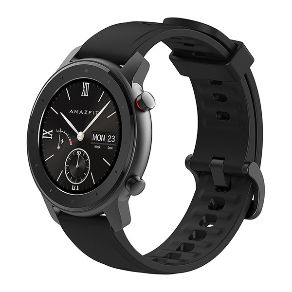 Спортивные часы с пульсометром Xiaomi Amazfit GTR Lite 47 мм Black чёрные
