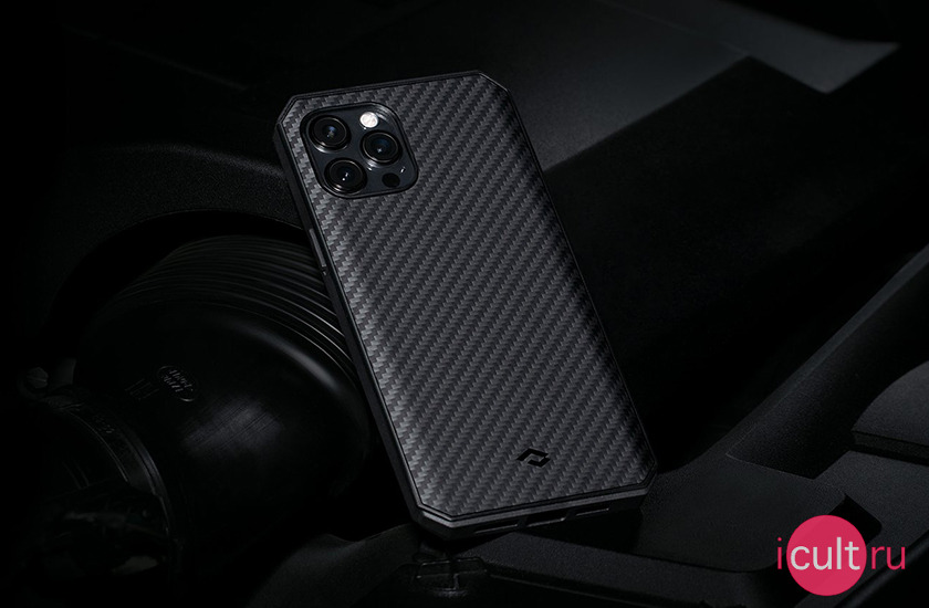 Pitaka MagEZ Case Pro Black/Grey Twill  iPhone 12