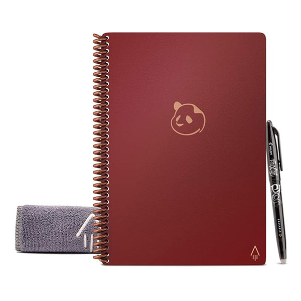 Ручка + блокнот Rocketbook Panda Planner Executive Scarlet A5 тёмно-красный PAN-E-K-CME