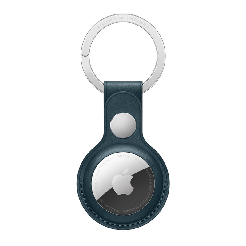 Чехол Apple для AirTag с кольцом для ключей балтийский синий