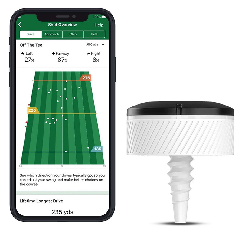 Электронный тренер для гольфа Garmin Approach CT10 3 шт. для iOS/Android устройств черный/белый 010-01994-01