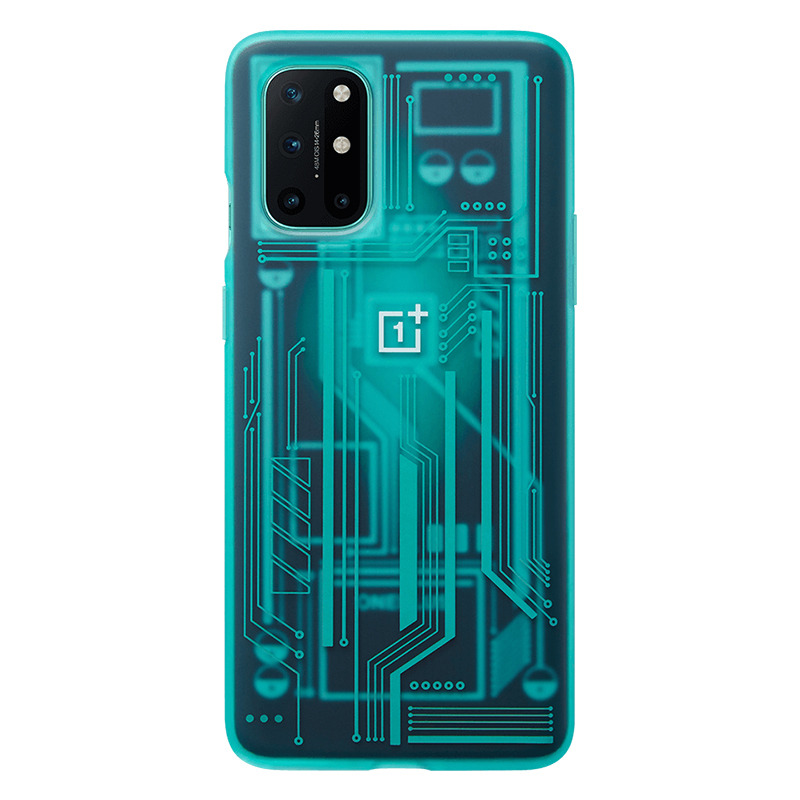Чехол OnePlus Quantum Bumper Case Cyborg Cyan для OnePlus 8T бирюзовый