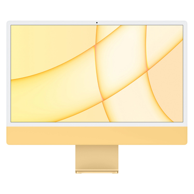 Моноблок Apple iMac 24&quot;, 8-core GPU, 2021 г. Z12S000BK Apple M1 8-Core CPU 8-Core GPU/8 ГБ/256 ГБ SSD/23.5&quot;/4480x2520/MacOS желтый