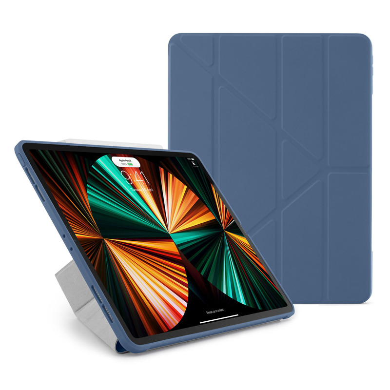 Чехол-книжка Pipetto Origami No1 Navy для iPad Pro 12.9&quot; 2018-21 синий PI39-51-R
