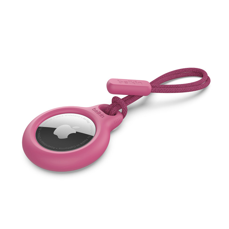 Чехол с ремешком Belkin Secure Holder with Strap Pink для Apple AirTag розовый F8W974btPNK