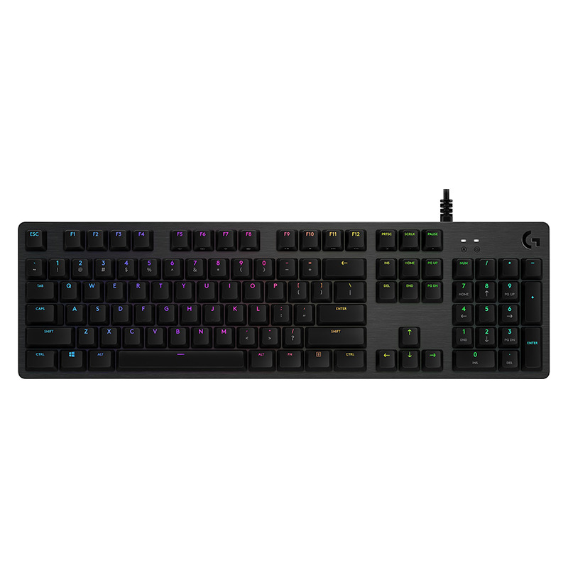 Беспроводная клавиатура Logitech Keyboard G512 Carbon GX Brown тёмно-серая 920-009351