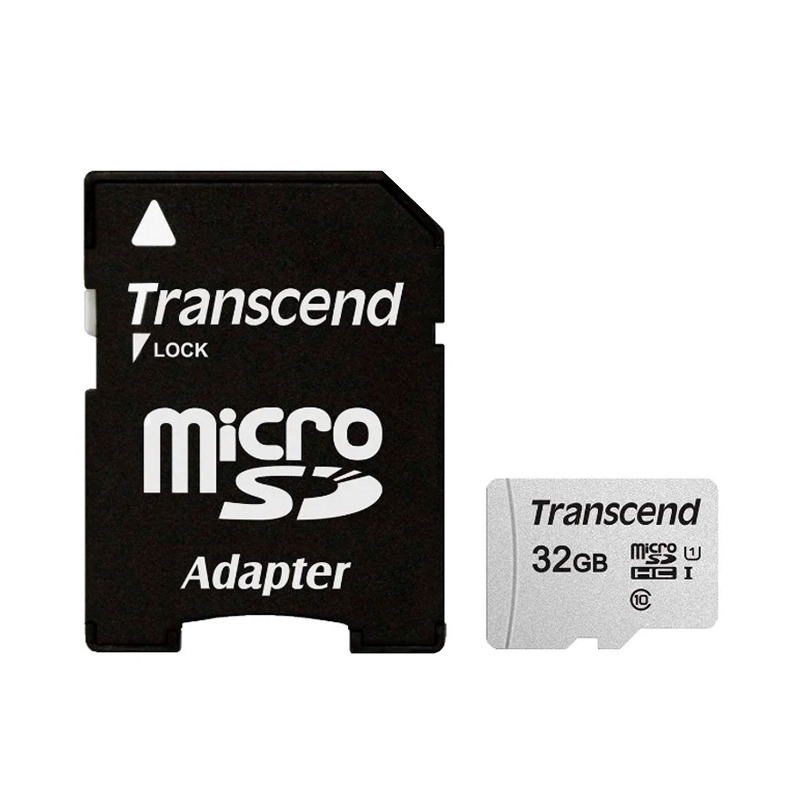Карта памяти Transcend 300S 32GB MicroSDHC Class 10/UHS-I/U1/95Мб/с TS32GUSD300S-A