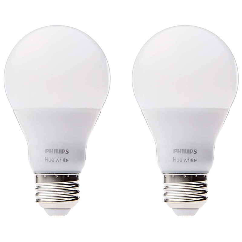 Комплект управляемых ламп Philips Hue White A19 Bulb 9.5W/E26 2 шт для iOS/Android устройств белые 9290011369B