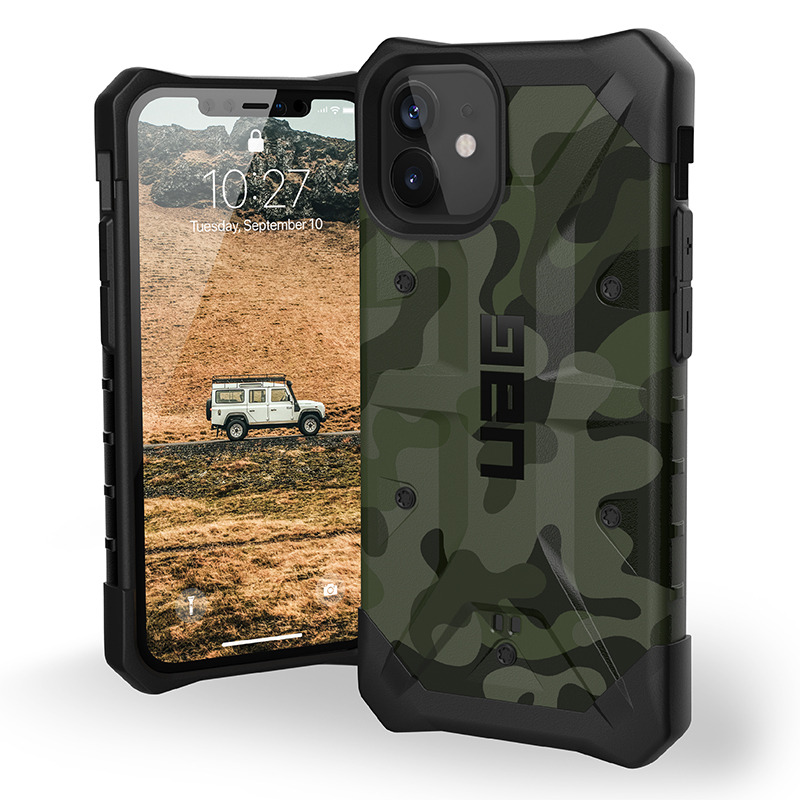 Чехол UAG Pathfinder SE Forest Camo для iPhone 12 mini зеленый камуфляж 112347117271