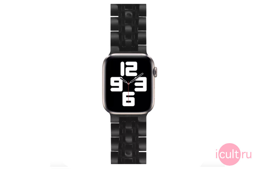 Wiwu Seven Beads Steel Band Black  Apple Watch 42/44 