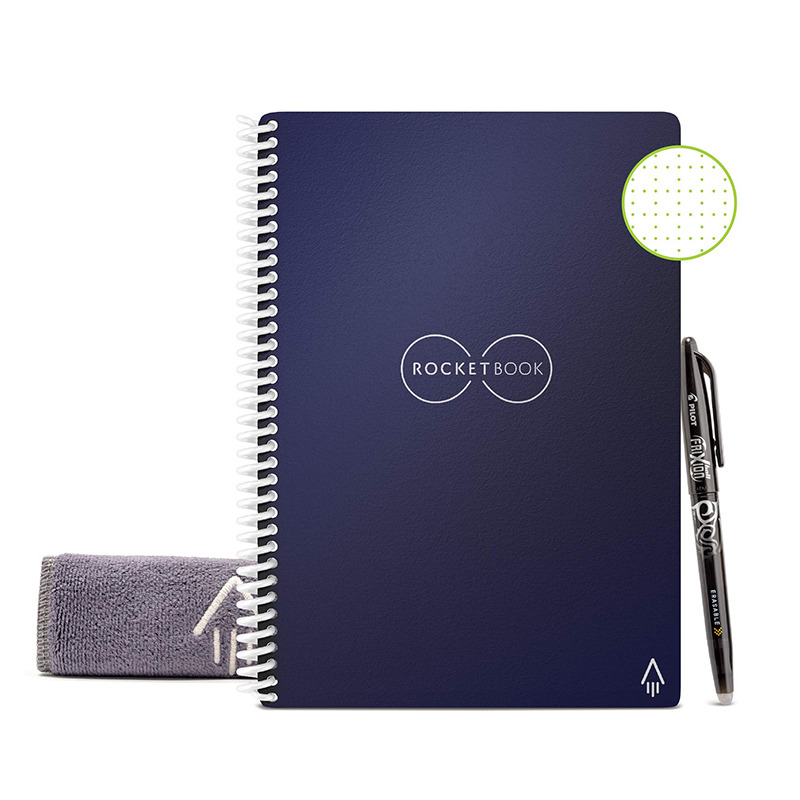 Ручка + блокнот Rocketbook Core Executive Dot А5 Midnight Blue темно-синий EVR-E-K-CDF