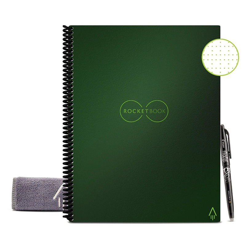 Ручка + блокнот Rocketbook Everlast Letter Dot A4 Green зеленый EVR2-L-K-CKG