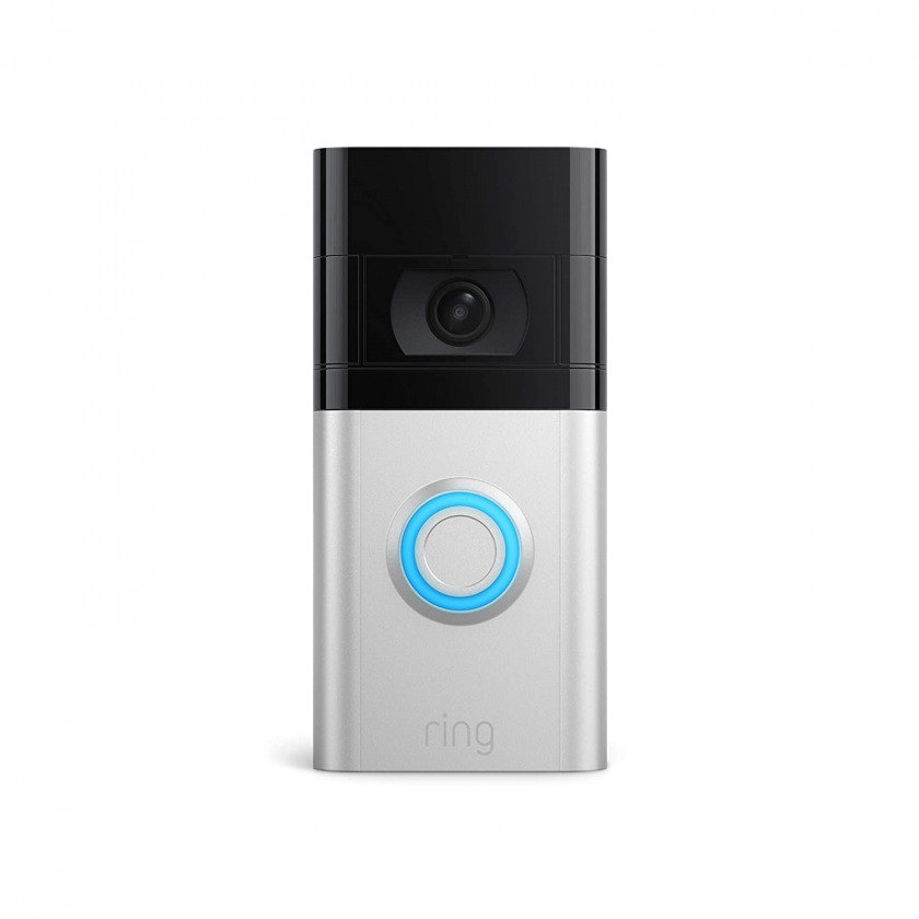 Умный дверной звонок Ring Video Doorbell 4 Satin Nickel для iOS/Android устройств серебристый