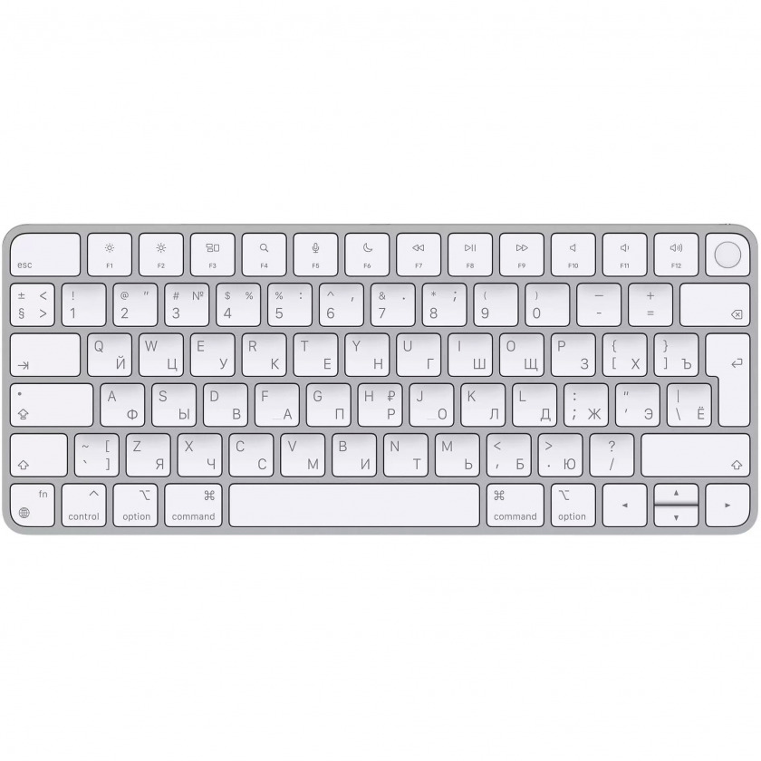Беспроводная клавиатура Apple Magic Keyboard с Touch ID для моделей Mac с чипом Apple белая MK293RS/A