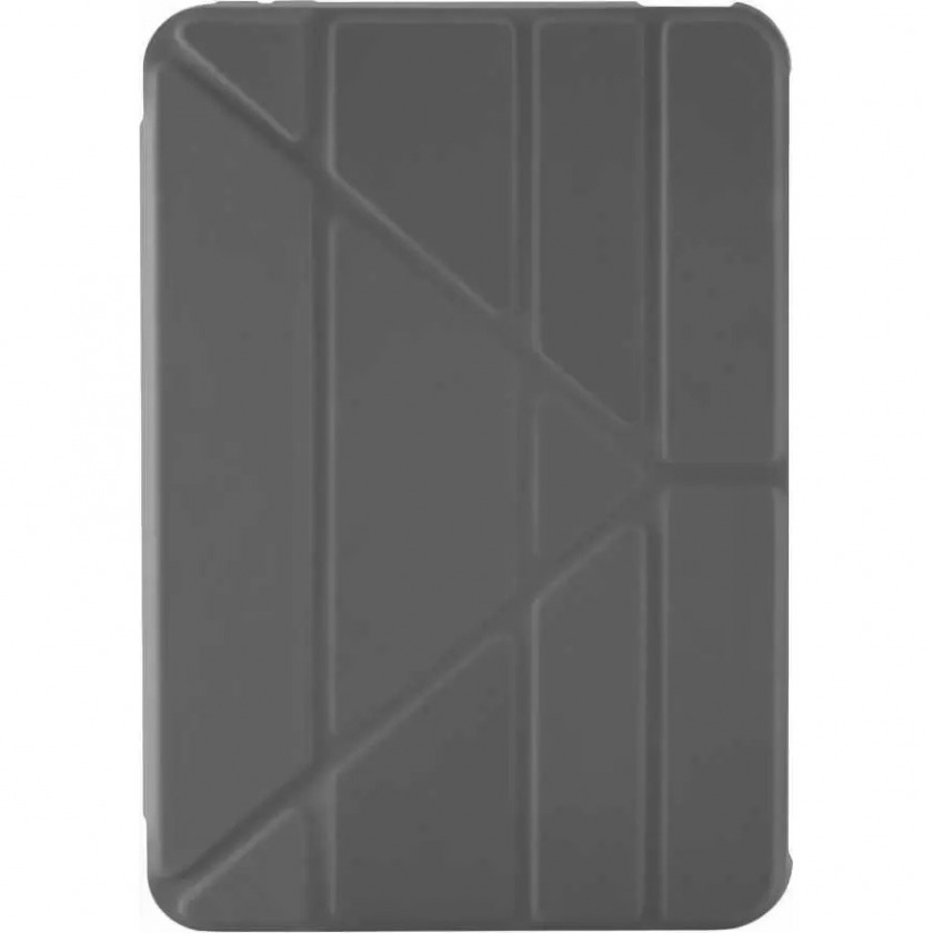 Чехол-книжка Pipetto Origami No1 Case Dark Grey для iPad Mini 6 тёмно-серый P055-50-S