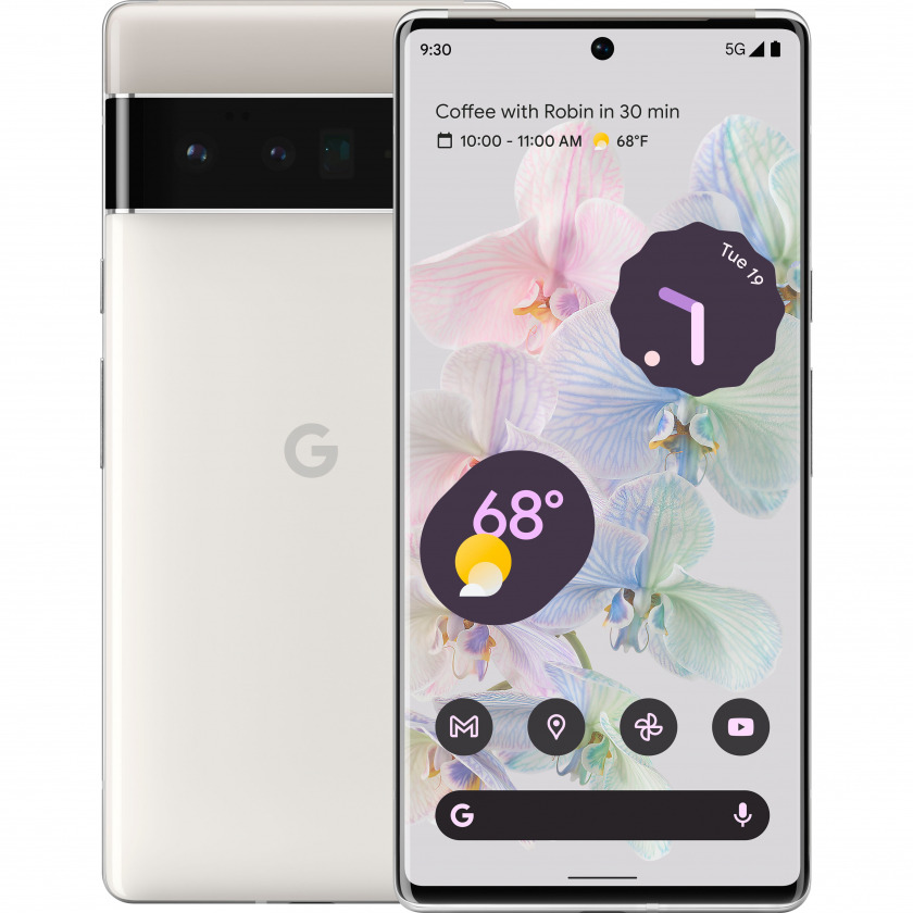 Смартфон Google Pixel 6 Pro 12/128GB Cloudy White белый 
