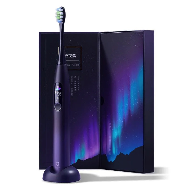 Звуковая электрическая зубная щетка Xiaomi Oclean X Pro фиолетовая