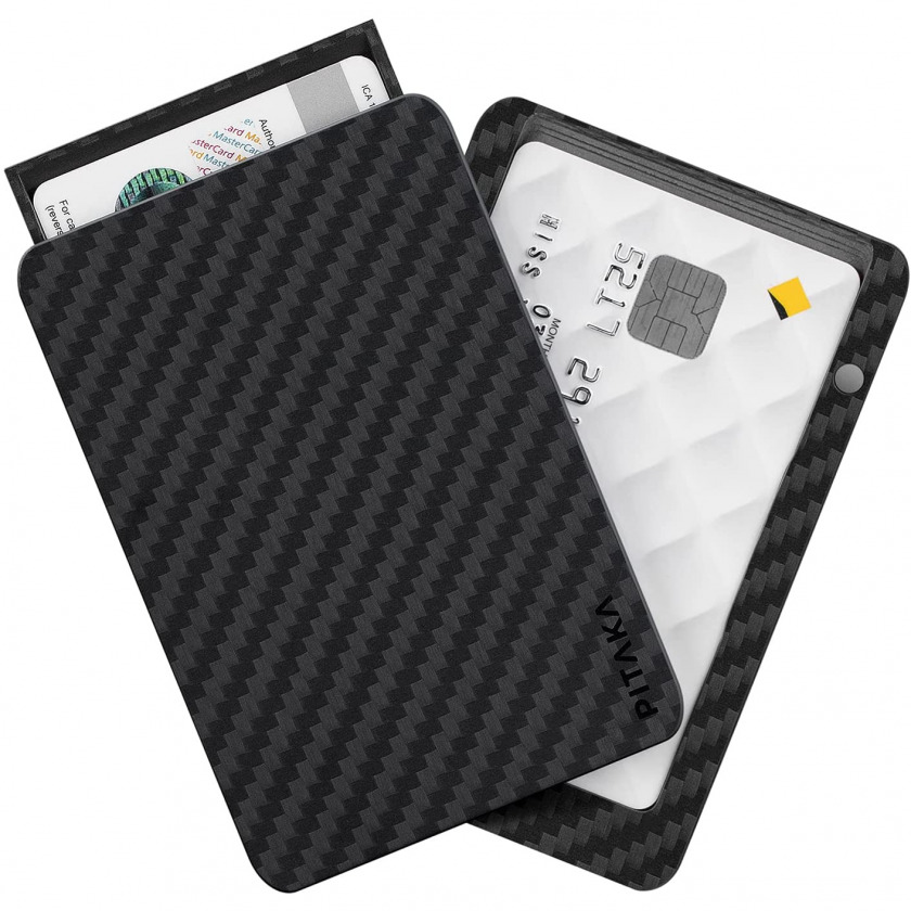 Магнитный кардхолдер Pitaka MagEZ Wallet 2 Pro with MagSafe black черный