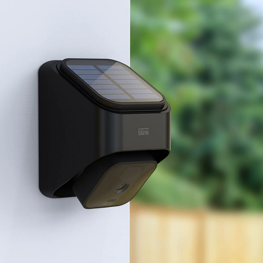 Уличная Wi-Fi камера наблюдения +солнечная панель Blink Outdoor + Solar Panel Charging Mount Black черные