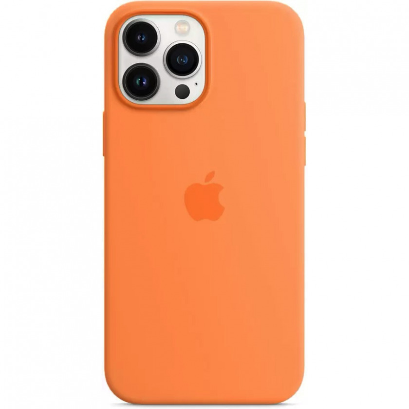 Силиконовый чехол Apple Silicone Case with MagSafe Marigold для iPhone 13 Pro Max весенняя мимоза MM2M3ZE/A