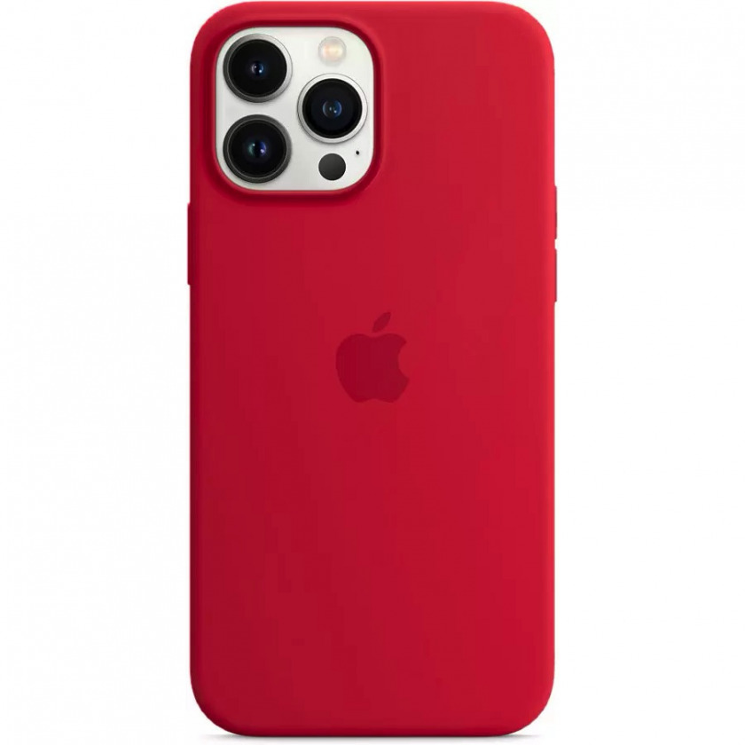Силиконовый чехол Apple Silicone Case with MagSafe (PRODUCT)RED для iPhone 13 Pro красный MM2L3ZE/A