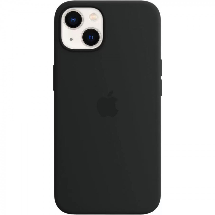 Силиконовый чехол Apple Silicone Case with MagSafe Midnight для iPhone 13 Mini тёмная ночь MM223ZE/A / MMR12FE/A