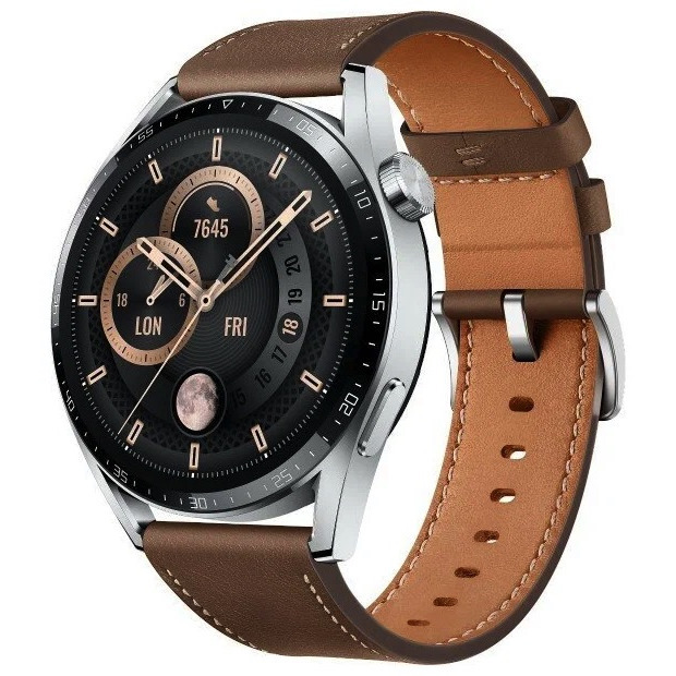 Смарт-часы Huawei Watch GT 3 Classic LTE 46 мм Brown коричневые Jupiter-B19V