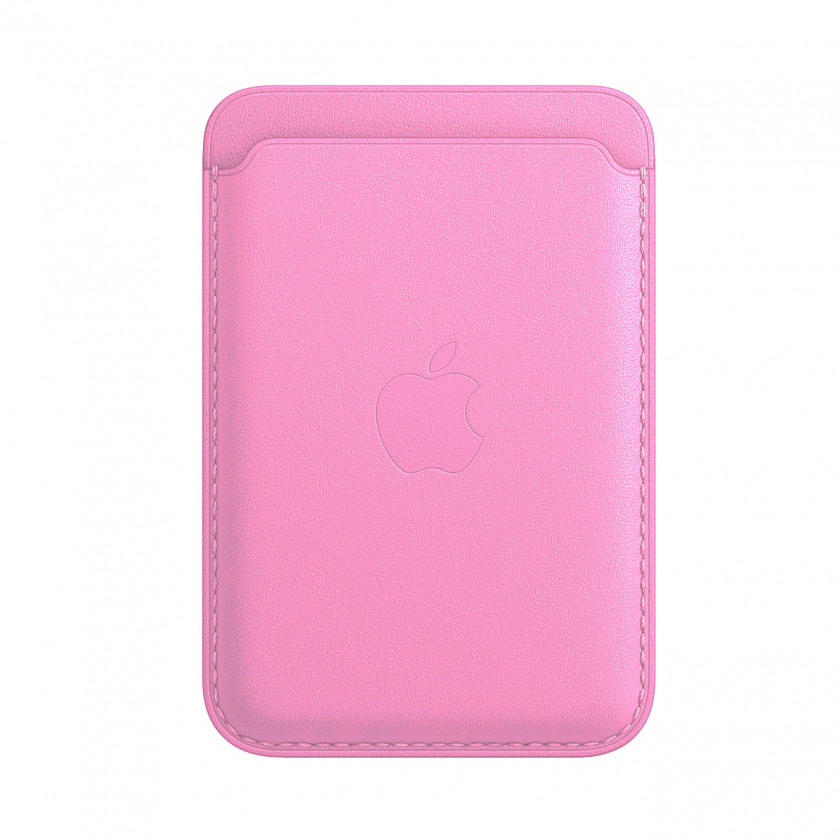 Чехол-бумажник Adamant Leather Wallet with MagSafe Pink для системы MagSafe розовый