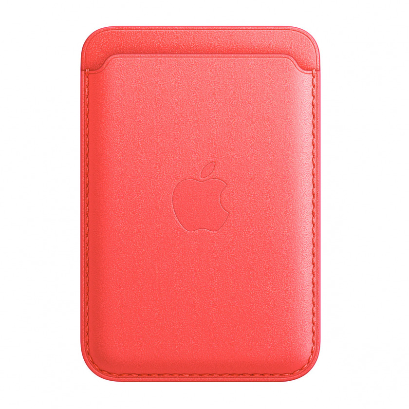 Чехол-бумажник Adamant Leather Wallet with MagSafe Orange для системы MagSafe оранжевый
