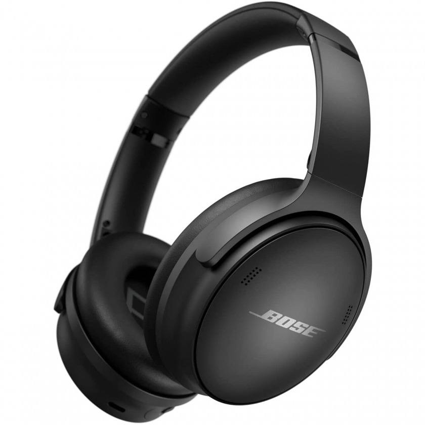 Беспроводные наушники-гарнитура Bose QuietComfort 45 Bluetooth Wireless Noise Cancelling Headphones Triple Black черные 866724-0100