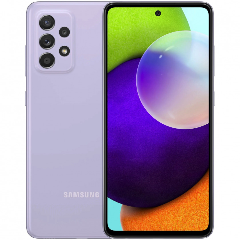 Смартфон Samsung Galaxy A52 4/128GB Awesome Violet лавандовый 