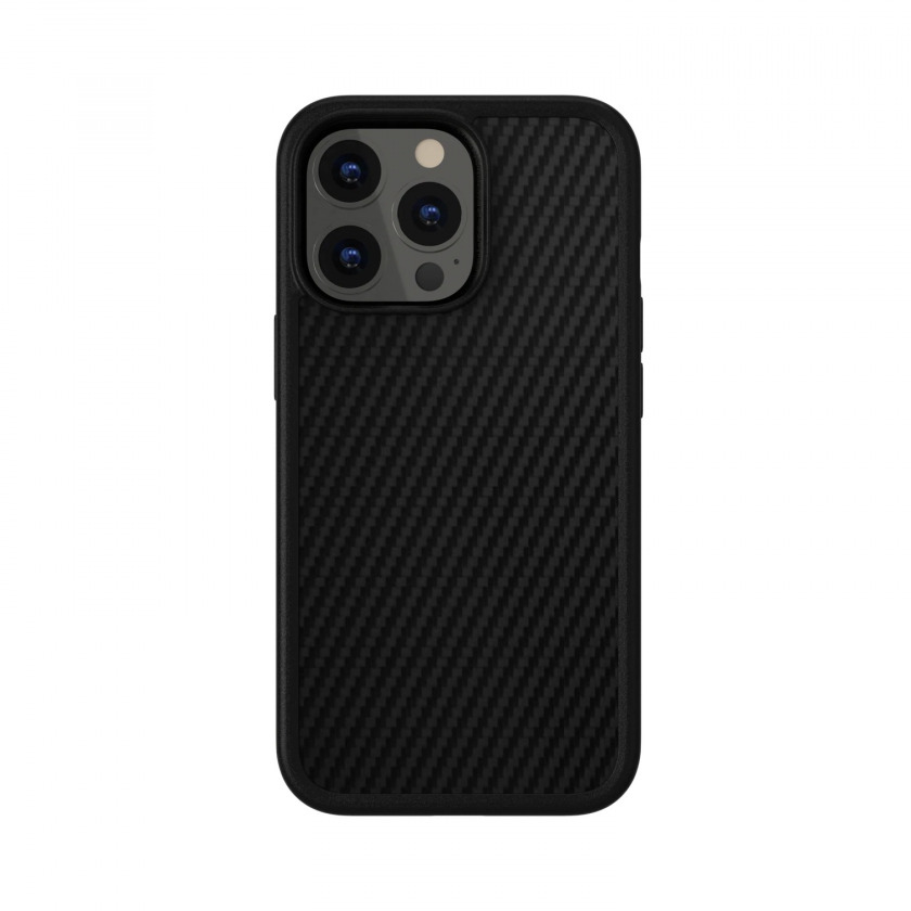 Чехол SwitchEasy AERO+ Ultra-Light Shockproof Compatible MagSafe Case Carbon Black для iPhone 13 черный крабон GS-103-208-232-98