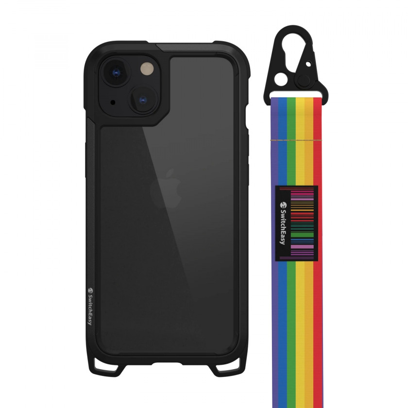 Чехол SwitchEasy Odyssey 3-in-1 Lanyard Shockproof Case Rainbow для iPhone 13 радуга GS-103-208-114-200
