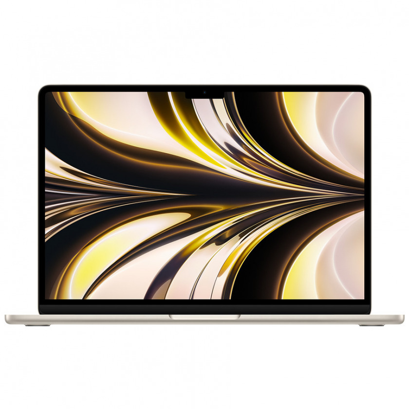 Ноутбук Apple MacBook Air 13 mid 2022 (Apple M2 8-core/8GB/ 256GB SSD/ Apple graphics 8-core/ Wi-Fi/Bluetooth/macOS) Starlight звездный свет MLY13
