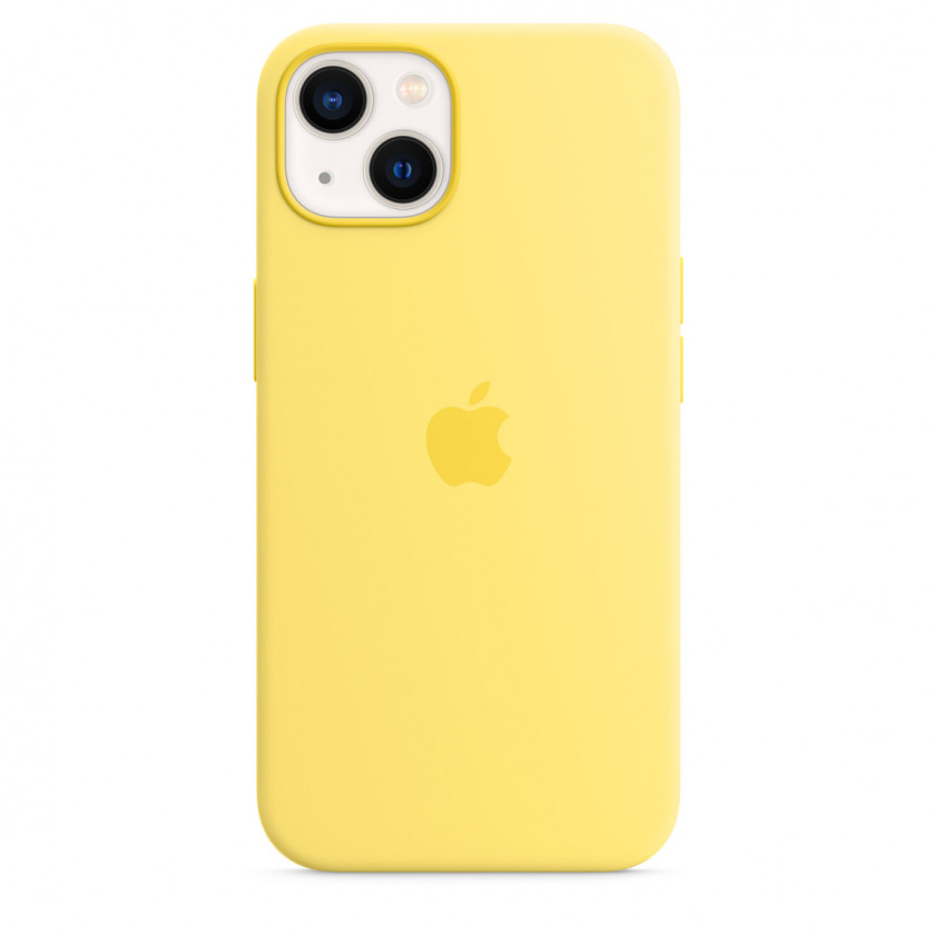 Силиконовый чехол Apple Silicone Case MagSafe Lemon Zest для iPhone 13 лимонная цедра MN643ZM/A