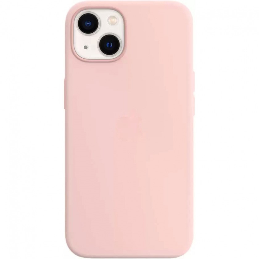 Силиконовый чехол Adamant Silicone Case MagSafe Eddition Pink для iPhone 13 розовый мел