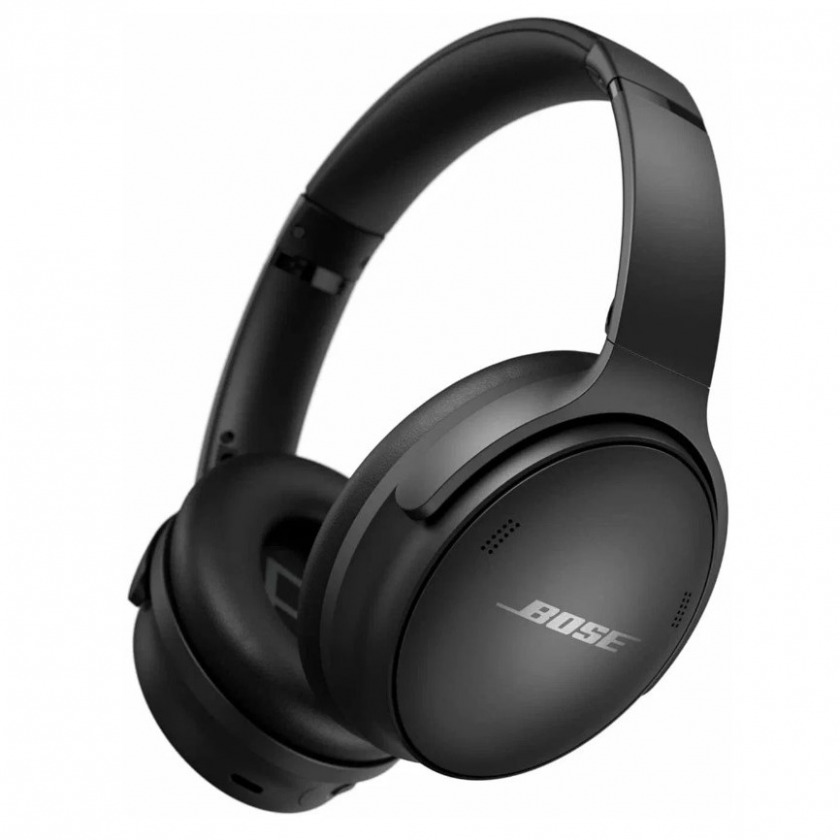 Беспроводные наушники-гарнитура Bose QuietComfort 45 Bluetooth Wireless Noise Cancelling Headphones - Triple Black, черный