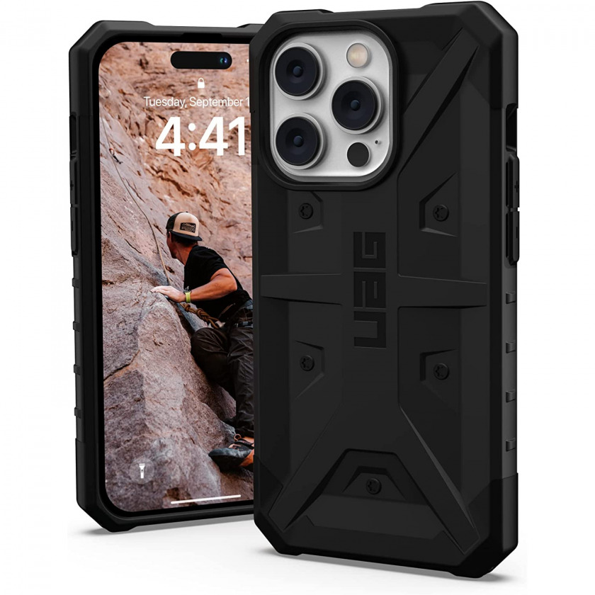 Чехол UAG Pathfinder Black для iPhone 14 Pro, черный 114062114040