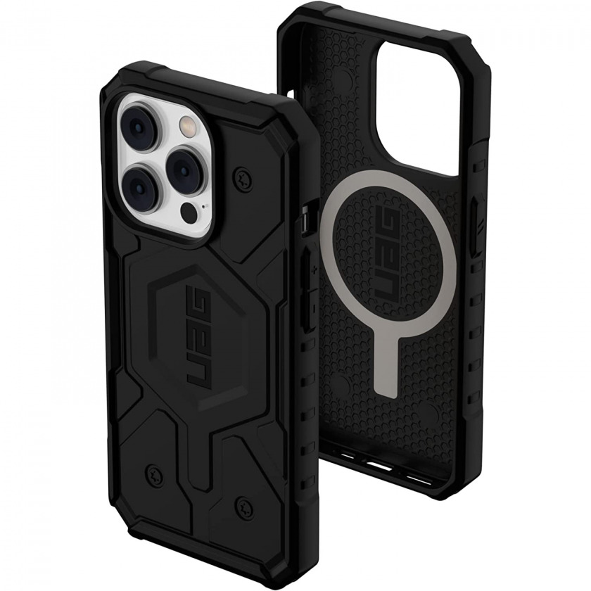 Чехол UAG Pathfinder with Magsafe Black для iPhone 14 Pro, черный 114054114040
