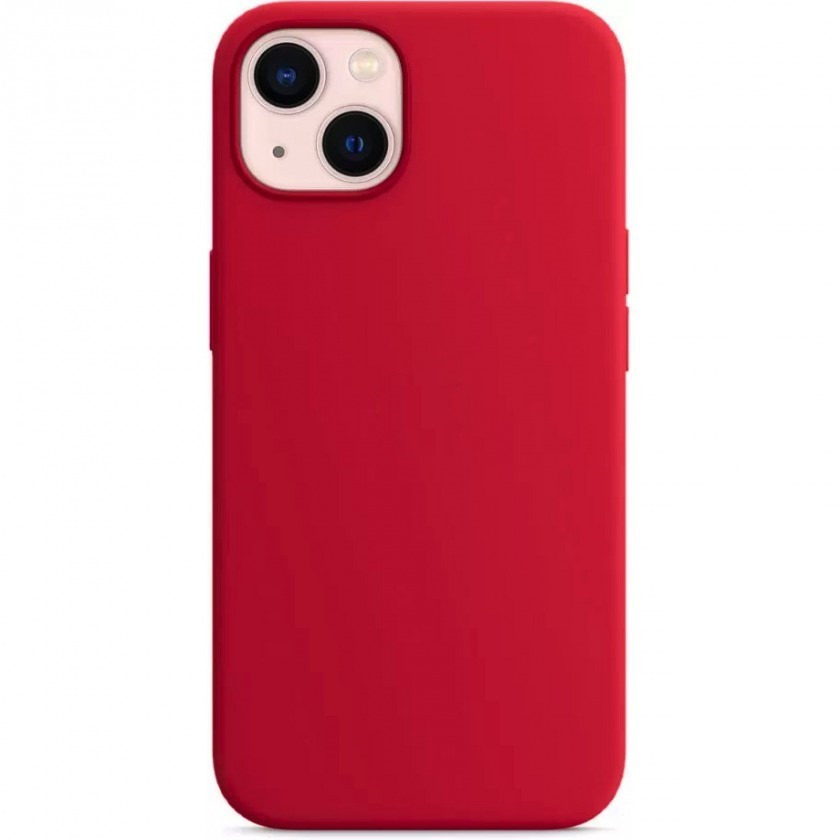 Силиконовый чехол Adamant Silicone Case MagSafe Edition Red для iPhone 12 Pro Max красный 