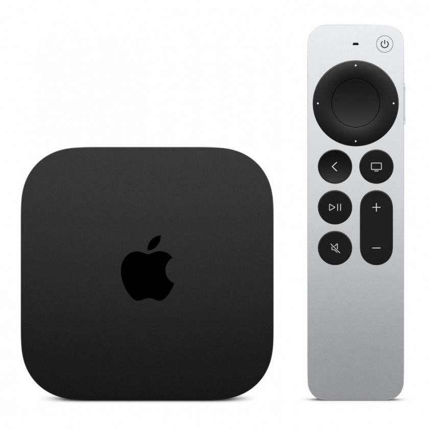 ТВ-приставка Apple TV 4K Wi-Fi + Ethernet 128GB 2022 Black черная MN893