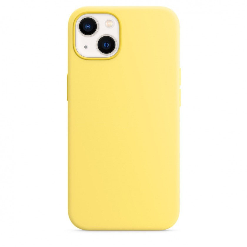 Силиконовый чехол Adamant Silicone Case MagSafe Edition Sunglow для iPhone 14 Pro Желтый