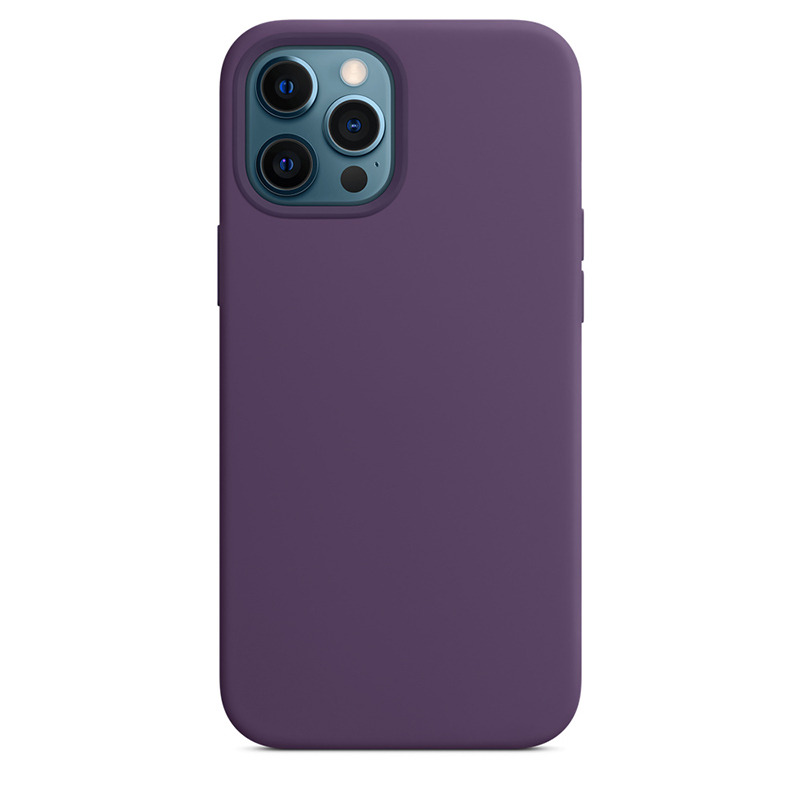 Силиконовый чехол Adamant Silicone Case with MagSafe для iPhone 14 Pro Elderberry фиолетовый