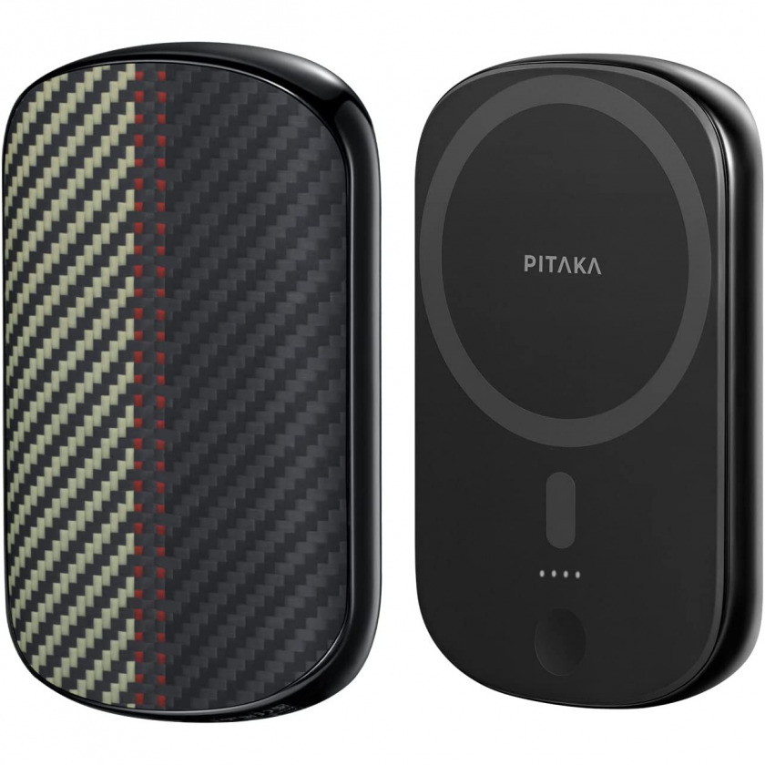    Magsafe Pitaka MagEZ Battery Pack 1500D Aramid Fiber 4000mAh Fusion Weaving Overture Twill /-  B0BJ232NDQ