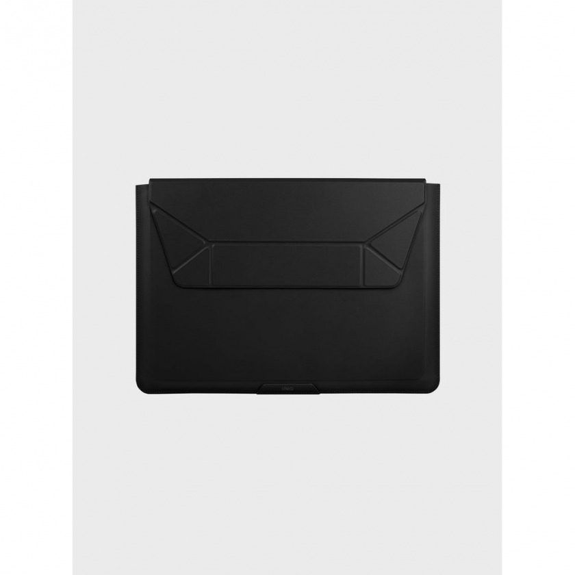 Чехол Uniq Oslo 2-IN-1 Laptop Sleece With Built-In Smart Stand Black для ноутбуков до 14&quot; черный