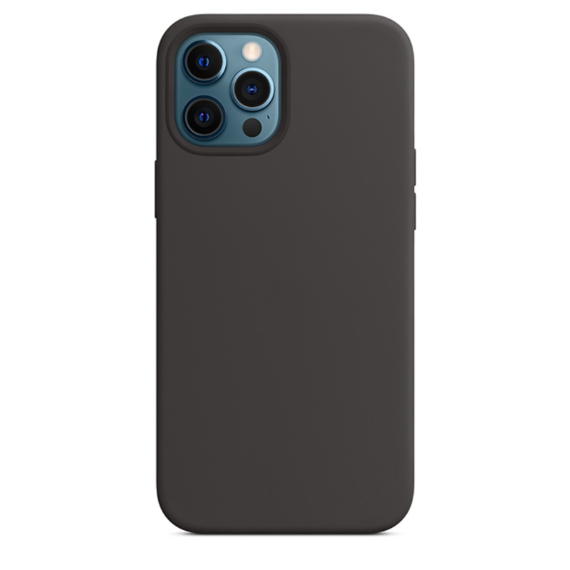Силиконовый чехол Adamant Silicone Case with MagSafe для iPhone 13 Pro чёрный