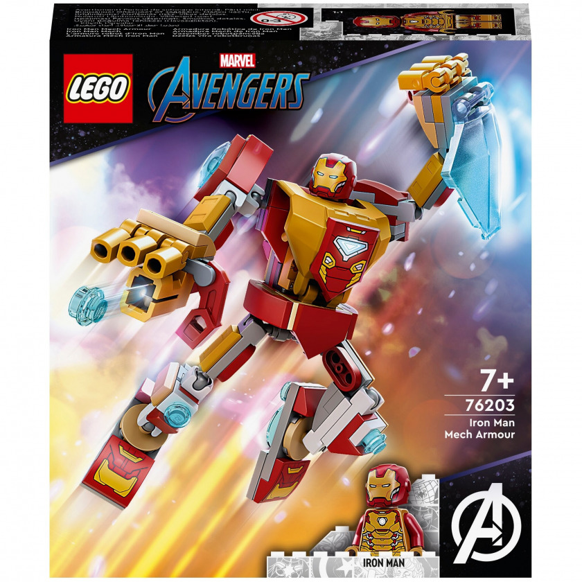 Конструктор LEGO Marvel Avengers Movie 4 76203 Железный человек: робот