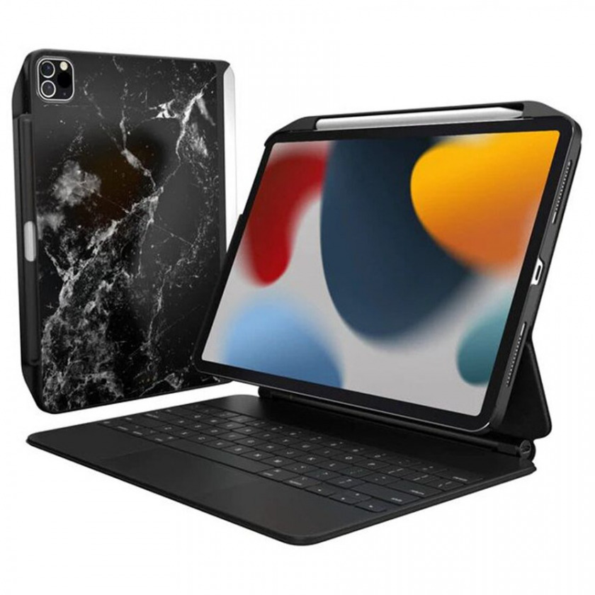 Чехол SwitchEasy CoverBuddy 2.0 для iPad Pro 11/ iPad Air 10.9 чёрный мрамор GS-109-212-283-210