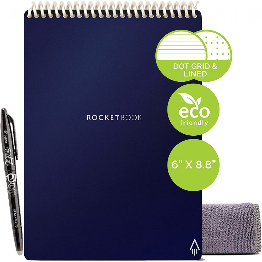 Ручка + блокнот Rocketbook Flip Executive Dark Blue темно-синий FLP-E-K-CDF