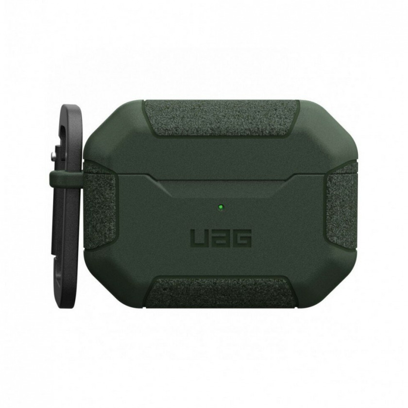 Чехол + карабин UAG Scout Case Olive для Apple AirPods Pro 2 оливковый 104123117272
